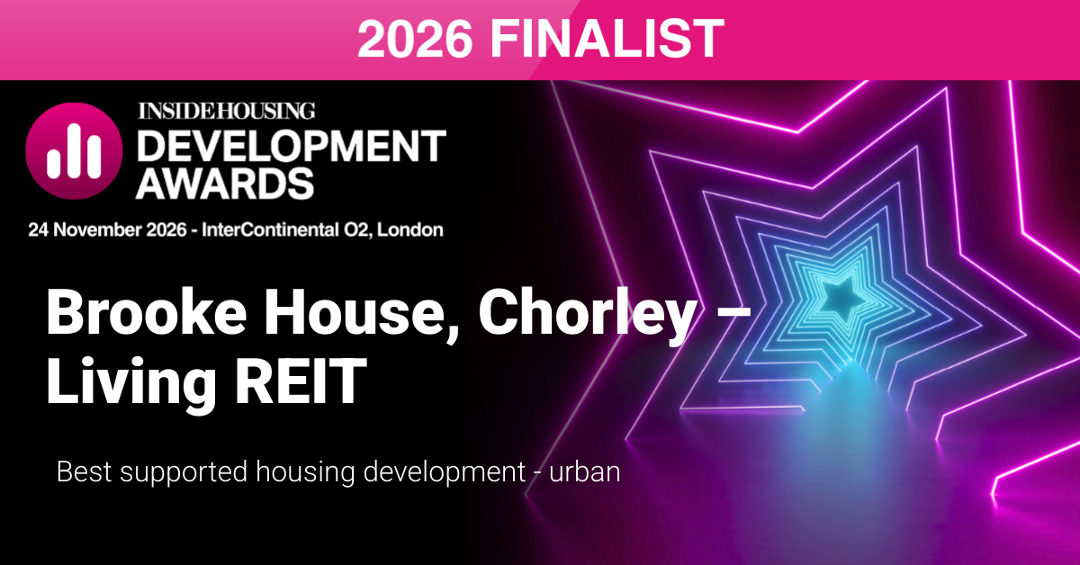 Brooke House shortlisted for Inside Housing Development Award